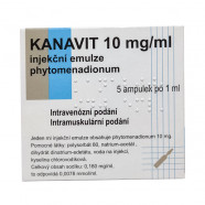 Купить Канавит (Фитоменадион, витамин К1) 10мг ампулы №5 в Тюмени