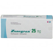 Купить Зонегран (Зонисамид) 25 мг Франция капсулы №14 в Тюмени